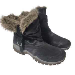 Rockport Boots Womens Size 10 Black Waterproof B11